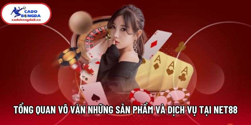 Tổng quan vô vàn những sản phẩm và dịch vụ tại Net88